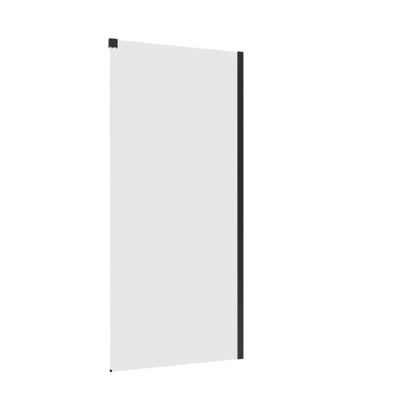 Ścianka prysznicowa do drzwi przesuwnych Neo 90 x 200 cm czarna Sensea