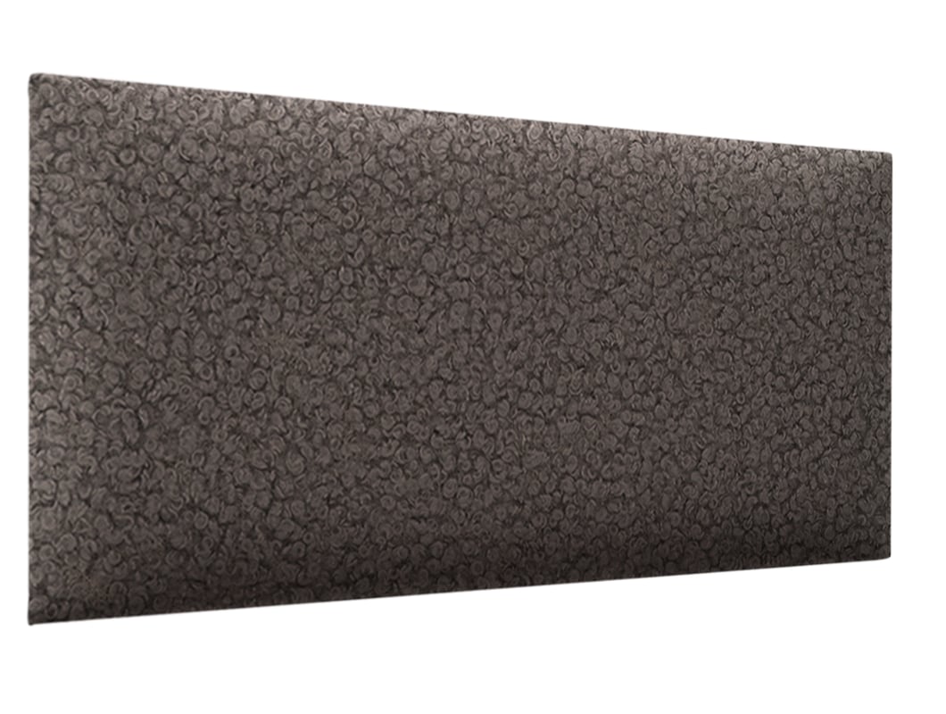 Panele ścienne tapicerowane prostokąt 90x30 cm Szary N&N 92