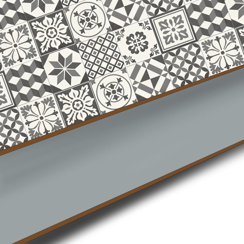 Panel dekoracyjny ścienny kompaktowy 60 x 180 cm Retro/Deep Grey Delinia
