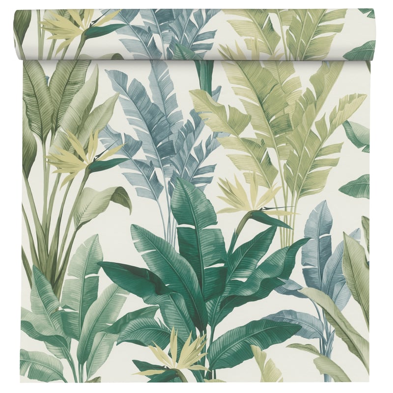 Tapeta Liście Selection Paper 201062 zielona papierowa