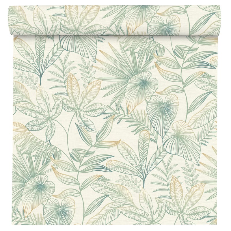 Tapeta Natura Country Charme 580914 zielona winylowa na flizelinie