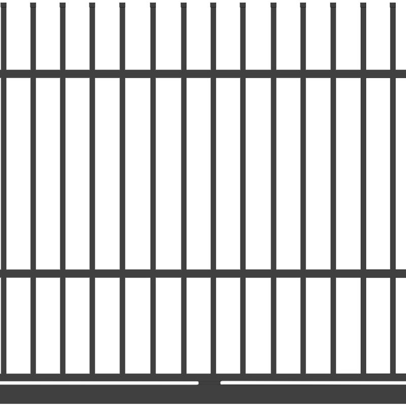 Polbram Brama przesuwna Majorka 4x1,5 m lewa antracytowa