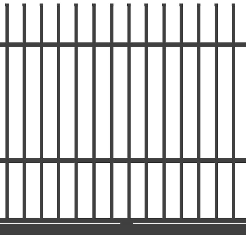 Polbram Brama przesuwna Majorka 4x1,5 m lewa antracytowa automat