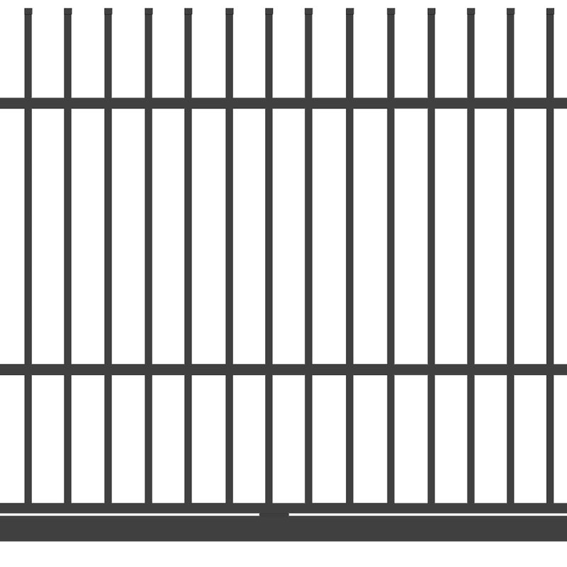 Polbram Brama przesuwna Majorka 4x1,5 m prawa antracytowa automat