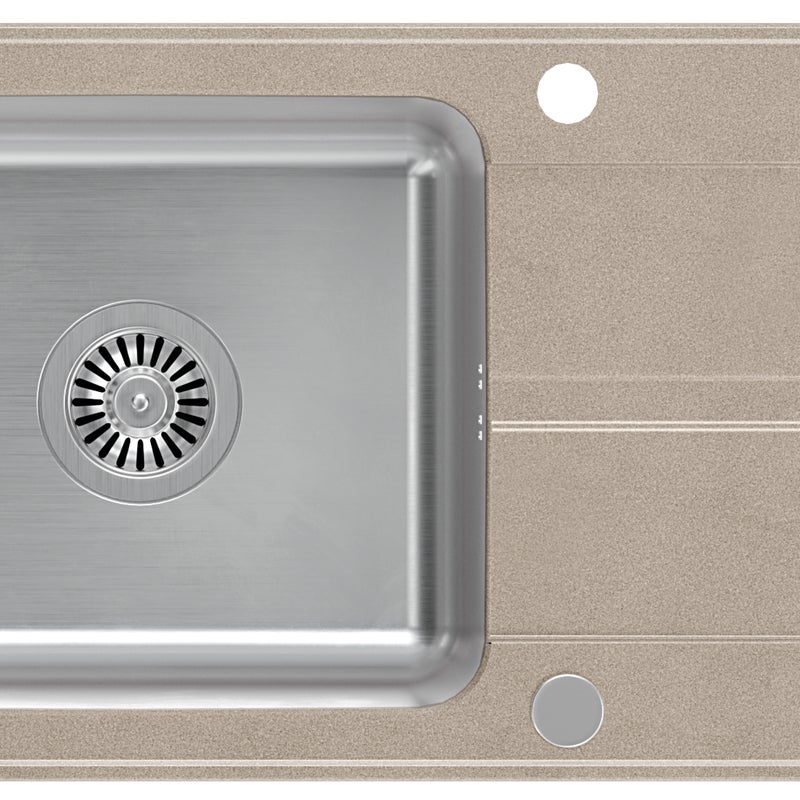 Zlewozmywak granitowy Elato Quadron