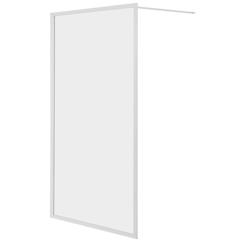 Kabina Walk-in Contour 118x200 transparentna profil biały Sealskin