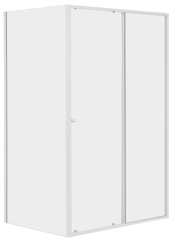 Kabina prysznicowa 140x90x200 cm biały mat Contour