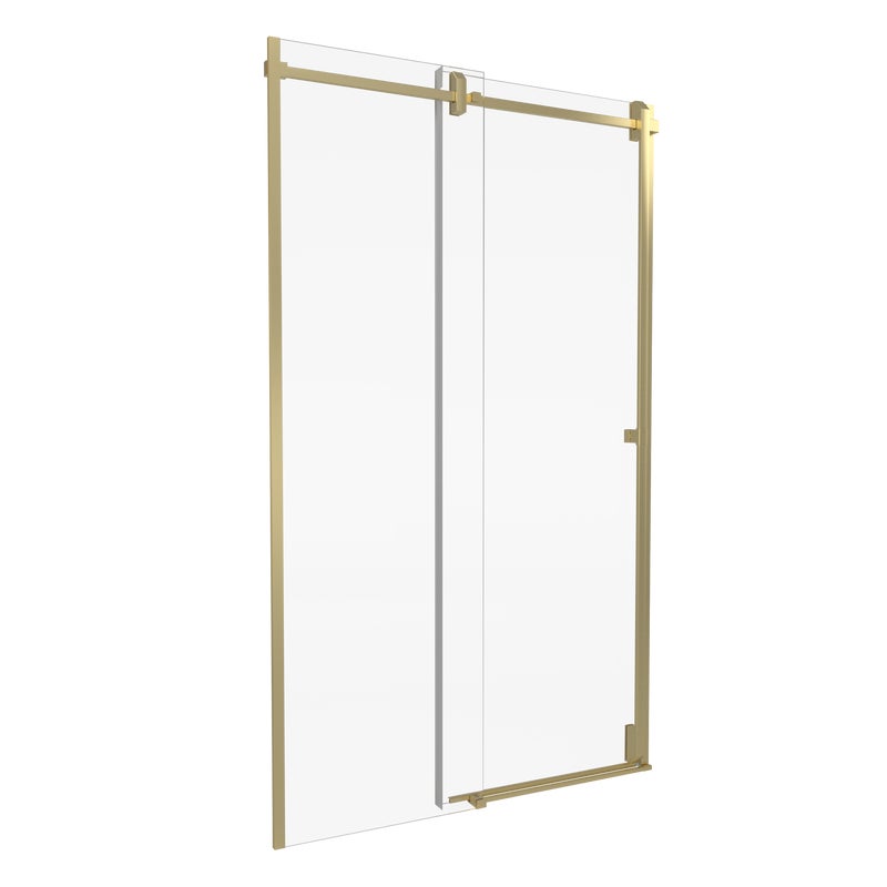 Drzwi prysznicowe przesuwne Titanium złoto szczotkowane 100x200 cm Durasan