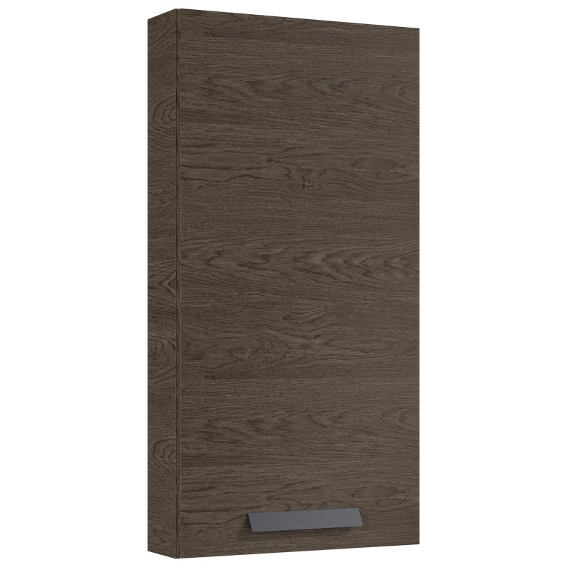 Szafka łazienkowa wisząca Ness 40x12.6x80 cm brązowy orzech Sensea