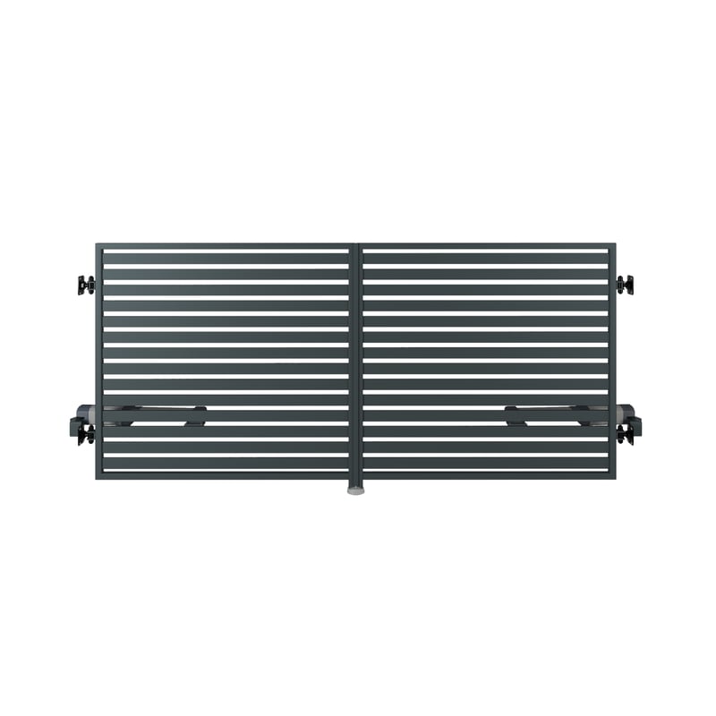 Brama dwuskrzydłowa AW.10.104 3,5x1,5 m antracytowa automat Wiśniowski