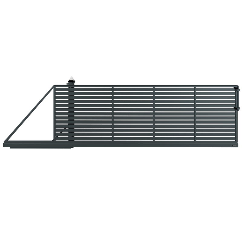 Wiśniowski Brama przesuwna AW.10.104 4x1,5 m lewa antracytowa automat