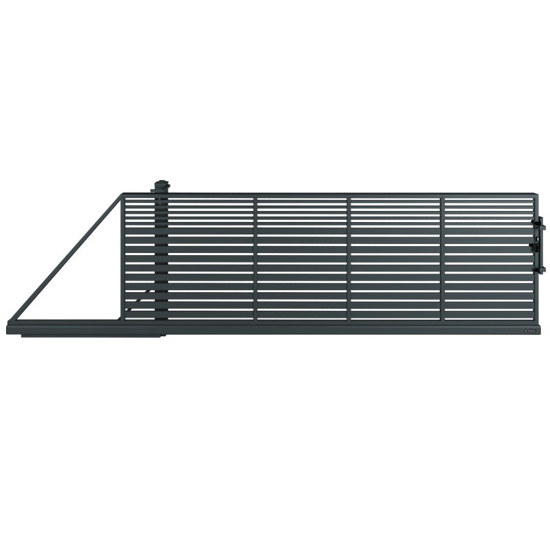 Wiśniowski Brama przesuwna AW.10.106 4x1,5 m lewa antracytowa