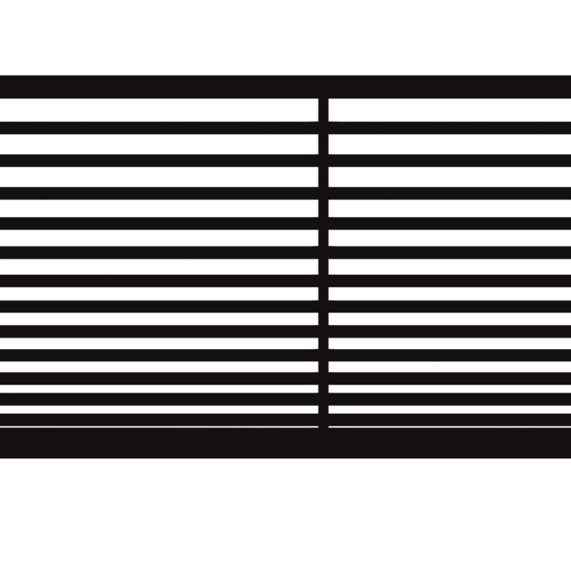 Polbram Brama przesuwna Bali II 5x1,5 m lewa automat czarna