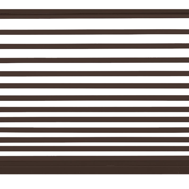 Polbram Brama przesuwna Bali II 4x1,5 m lewa brązowa