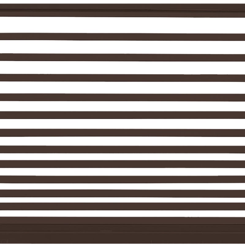 Polbram Brama przesuwna Bali II 4x1,5 m prawa brązowa