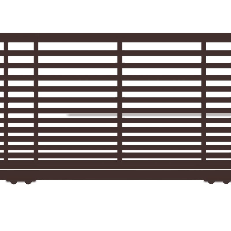 Polbram Brama przesuwna teleskopowa Bali II 6x1,5 m prawa brązowa automat