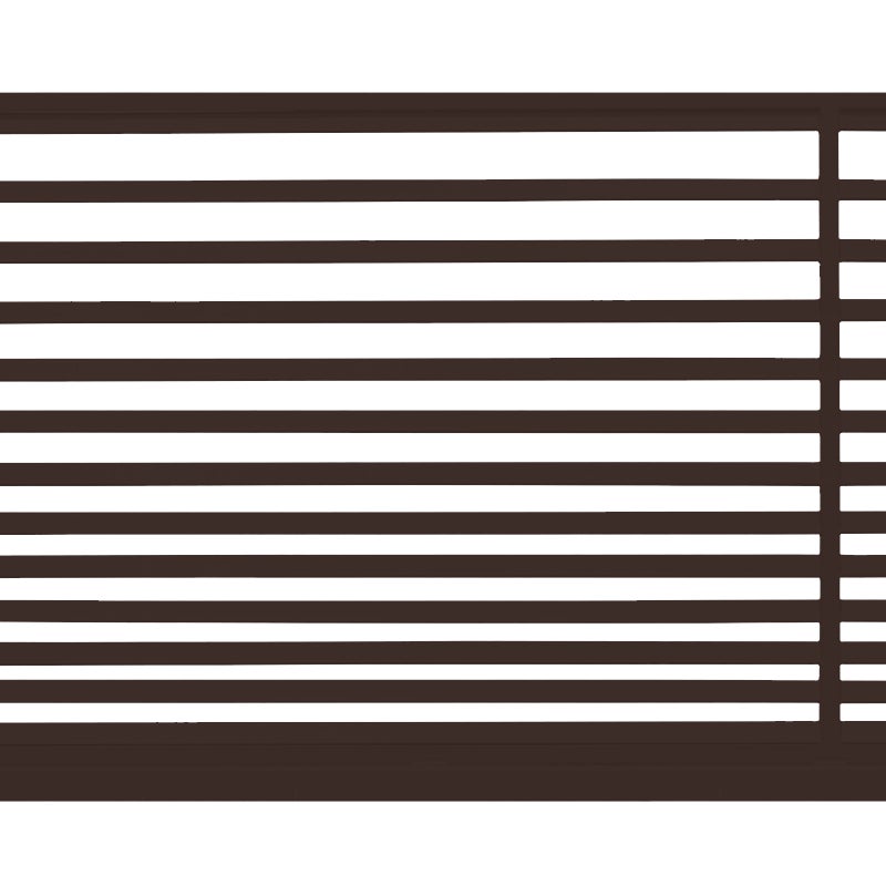 Polbram Brama przesuwna Bali II 4x1,5 m lewa brązowa automat