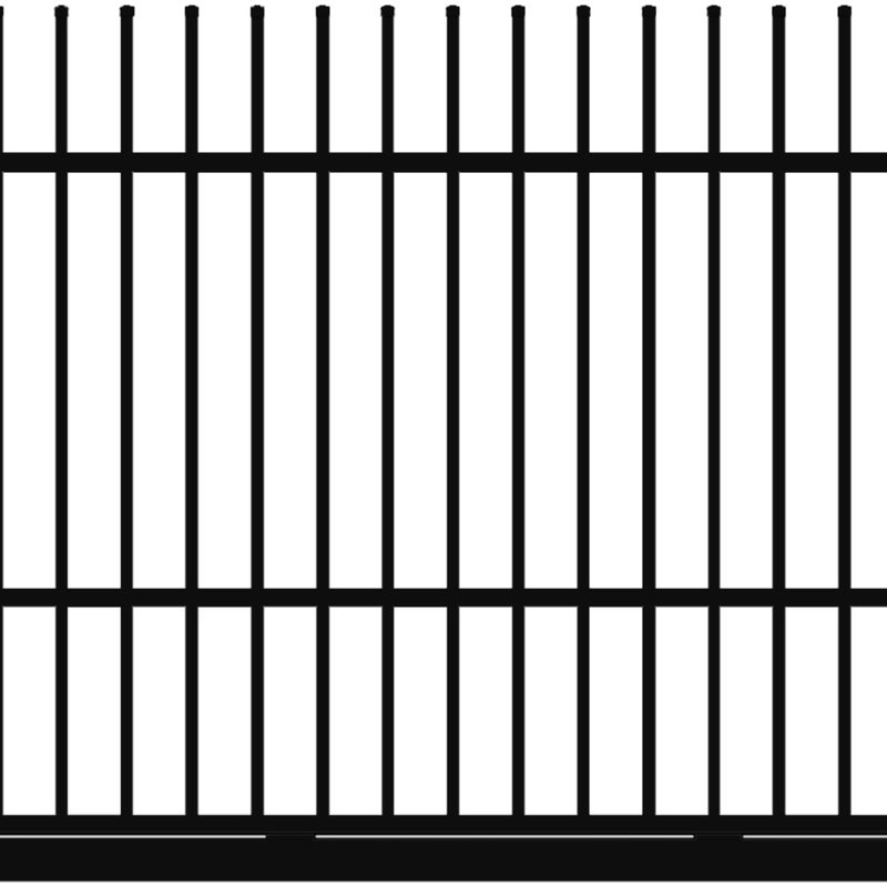 Polbram Brama przesuwna Majorka 5x1,5 m prawa czarna automat