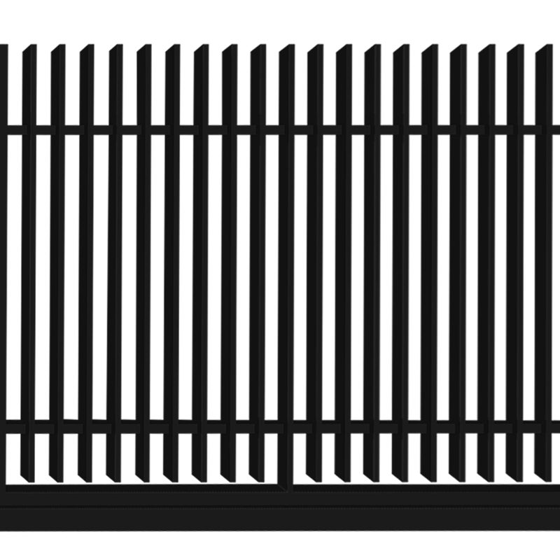 Polbram Brama przesuwna Negros 4x1,5 m lewa czarna