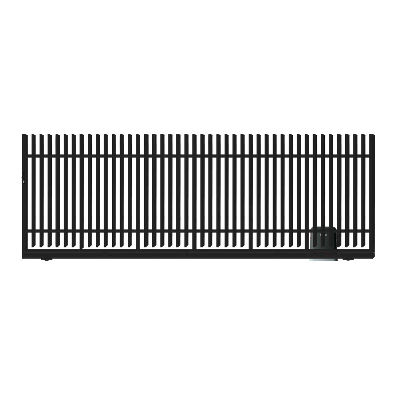 Polbram Brama przesuwna bez przeciwwagi Negros 4x1,5 m prawa czarna automat