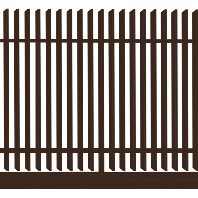 Polbram Brama przesuwna Negros 4x1,5 m lewa automat brązowa