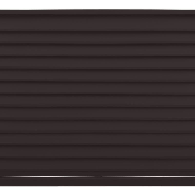 Polbram Brama przesuwna Kreta 4x1,5 m lewa brązowa