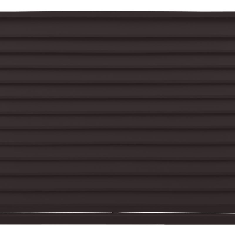 Polbram Brama przesuwna Kreta 4x1,5 m prawa brązowa automat