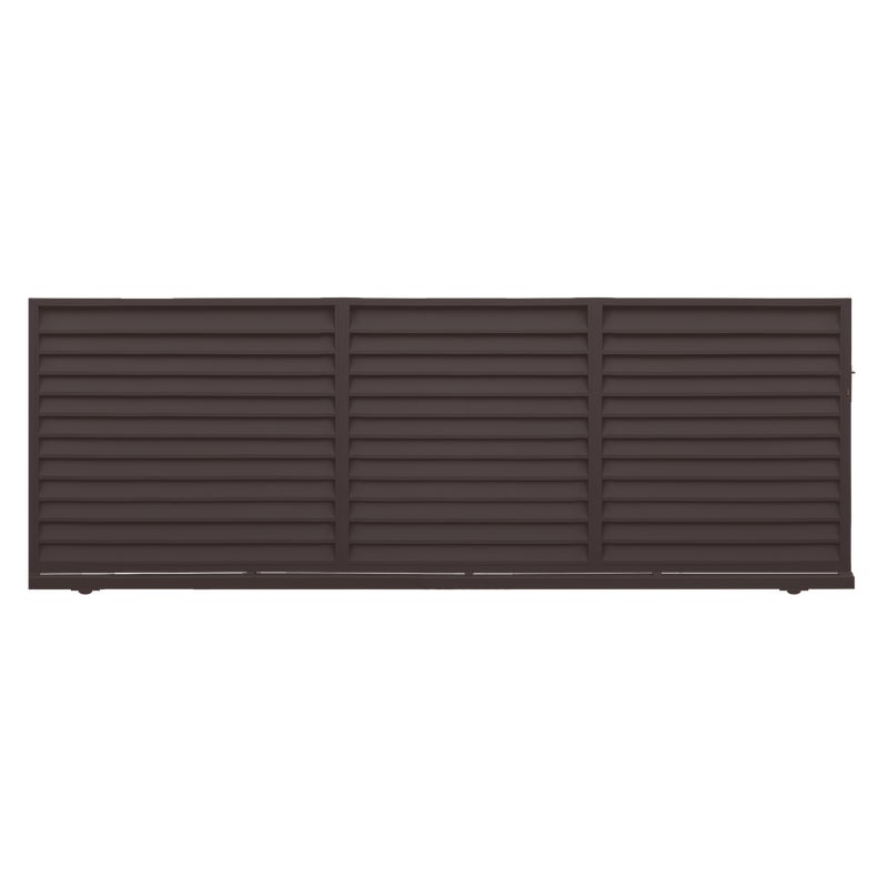 Polbram Brama przesuwna bez przeciwwagi Kreta 4x1,5 m lewa brązowa