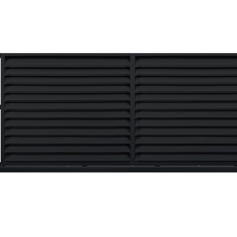 Polbram Brama przesuwna Kreta 5x1,5 m lewa czarna