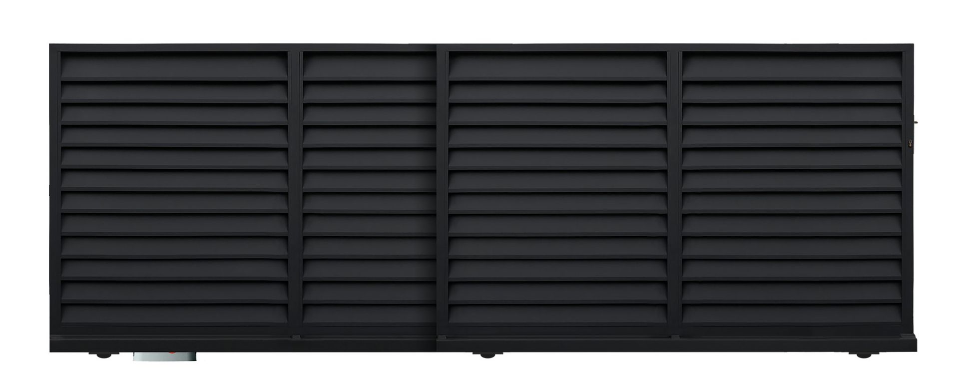 Polbram Brama przesuwna teleskopowa Kreta 4x1,5 m lewa czarna automat