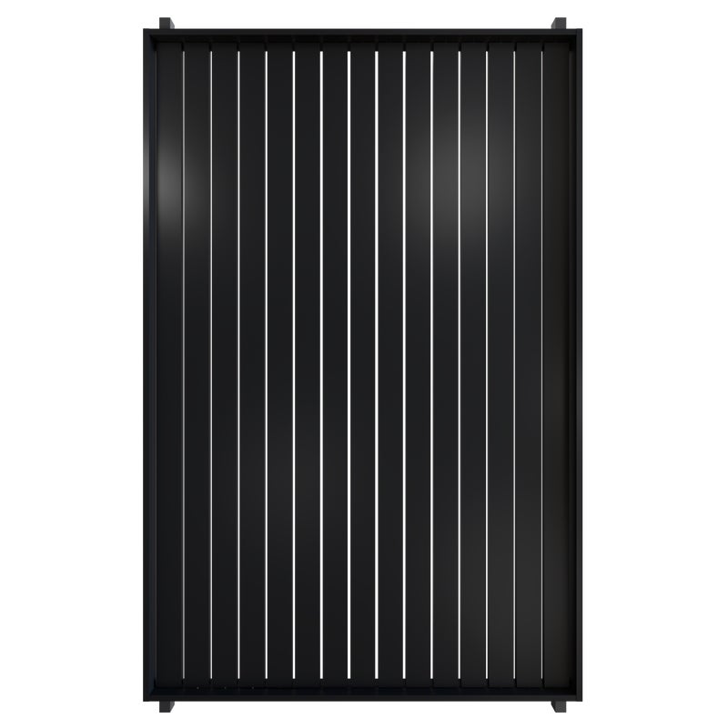 Lamele obrotowe separujące 245x160 cm czarny plus stopki