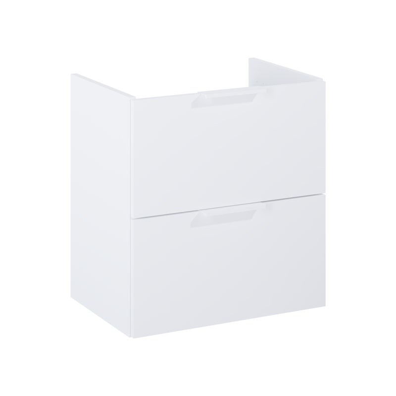 Szafka pod umywalkę wisząca Katalonia 50x34.4x53 cm biała Sensea