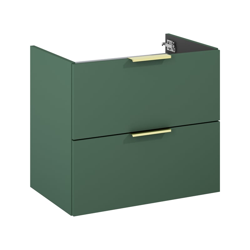 Szafka pod umywalkę wisząca Katalonia 60x38.4x53 cm zielona Sensea