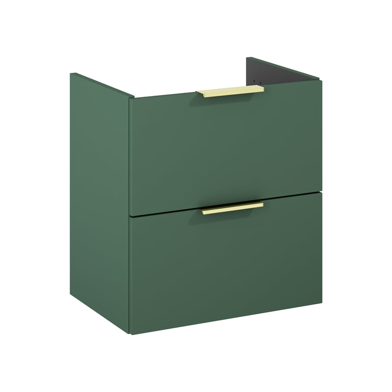 Szafka pod umywalkę wisząca Katalonia 50x34.4x53 cm zielona Sensea