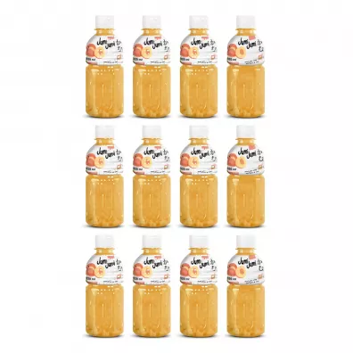 Jumi Jumi Napój brzoskwinia z nata de coco Zestaw 12 x 320 ml