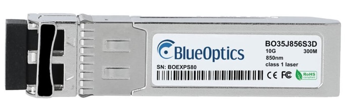 BlueOptics R9D18A-BO moduł przekaźników sieciowych Swiatłowód SFP+ R9D18A-BO