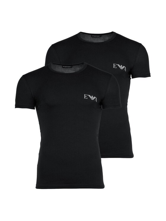 Emporio Armani T-Shirt 30554 Czarny Slim Fit