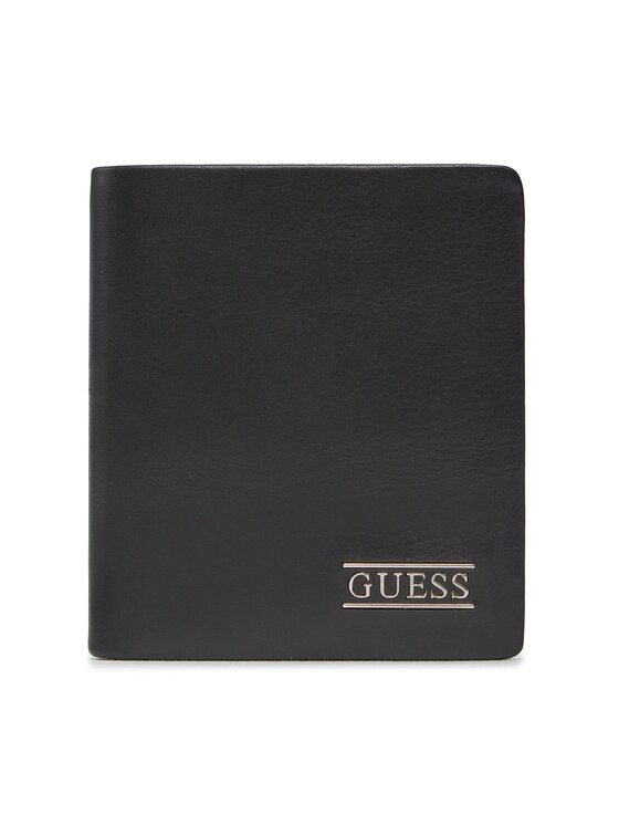 Guess Duży Portfel Męski New Boston R Slg SMNEBR LEA22 Czarny
