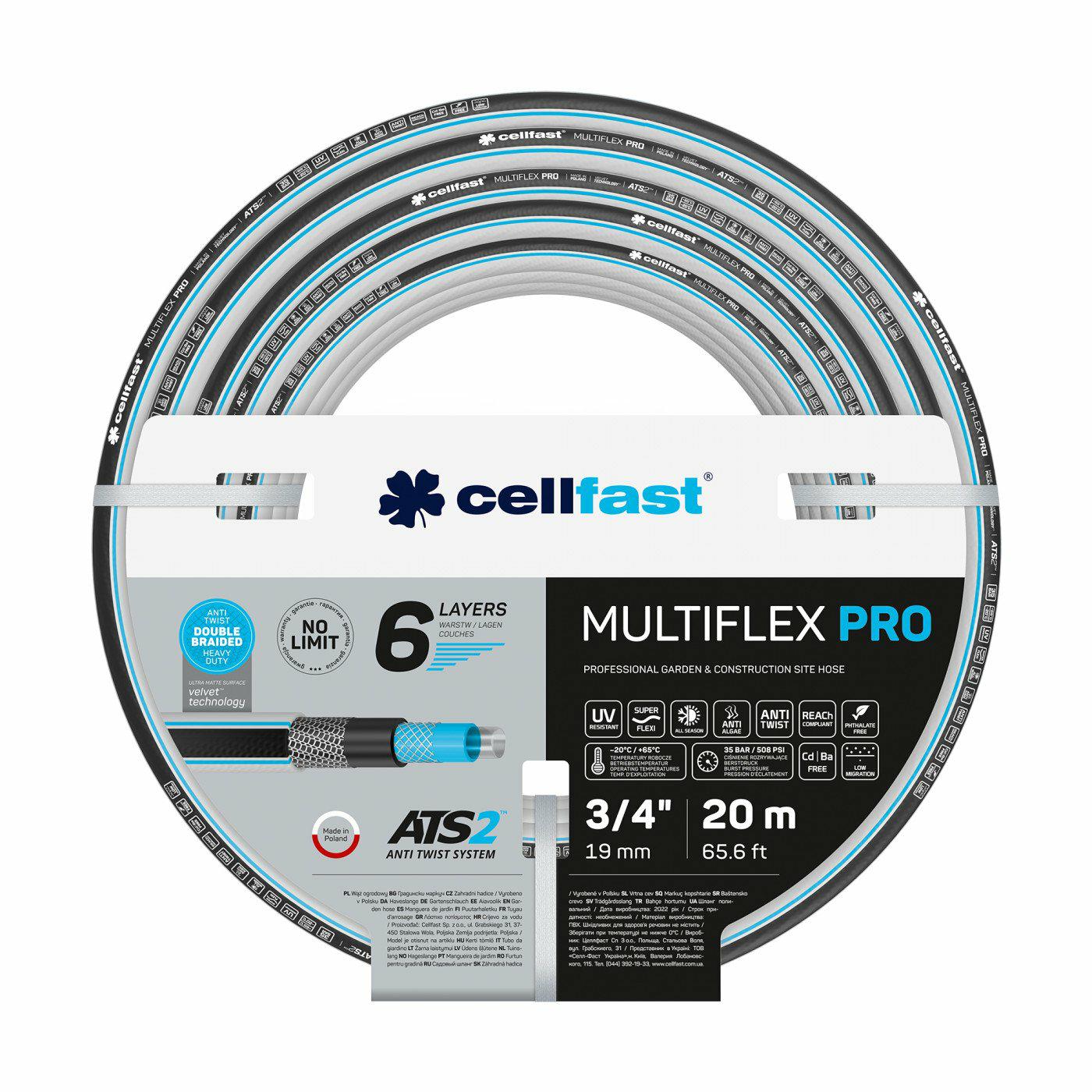 Cellfast Wąż ogrodowy multiflex pro ats2 1