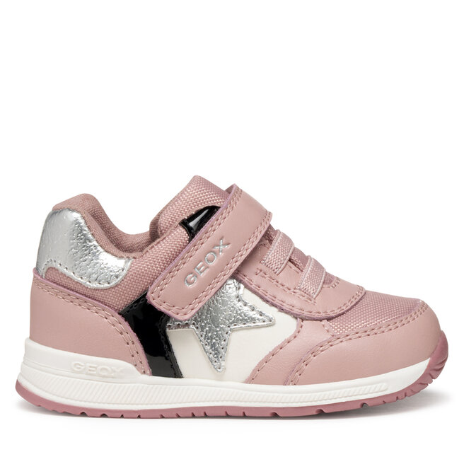 Sneakersy Geox B Rishon B560LA 054FU C8179 Różowy