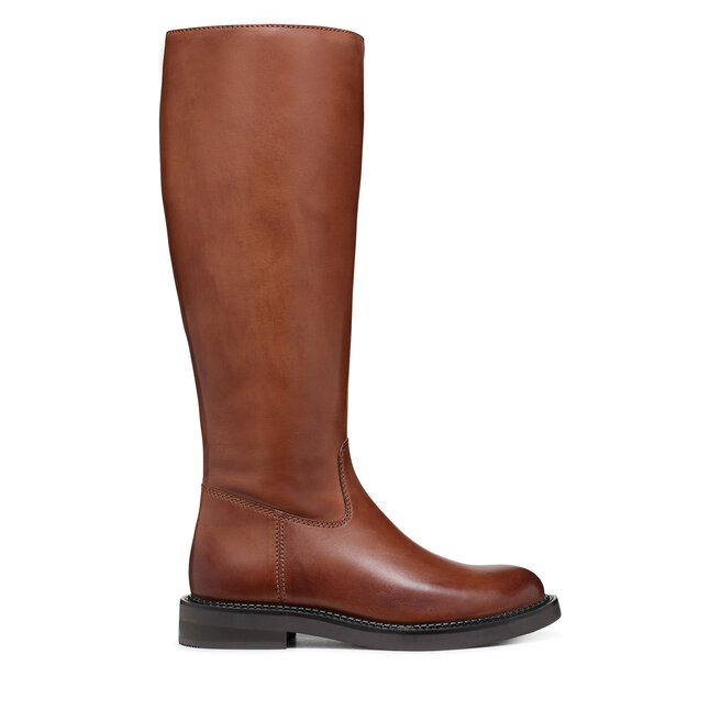 Oficerki Geox D Serilda D46WYA 00043 C6002 Brązowy