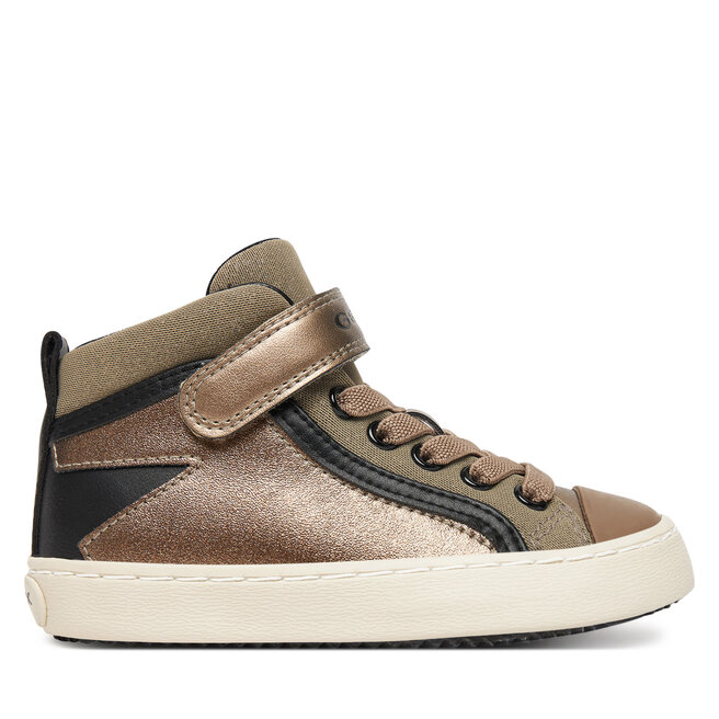 Sneakersy Geox J Kalispera J944GM 0NFGN C0533 M Brązowy