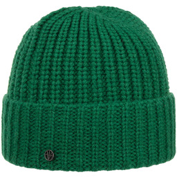 Czapka z Mankietem Uni Rib Knit by Loevenich, zielony, One Size