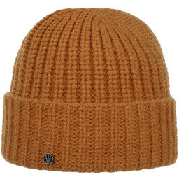 Czapka z Mankietem Uni Rib Knit by Loevenich, pomarańczowy, One Size