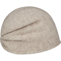 Czapka z Sukna Welnianego Liliova by Loevenich, beżowy, One Size