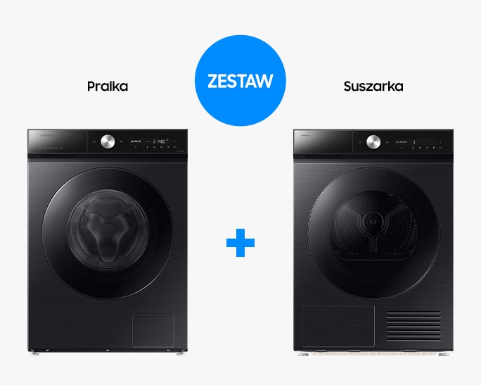 Samsung Zestaw Pralka Bespoke AI 11kg WW11DB8B95GBU4 + Suszarka Bespoke AI 9kg DV90DB8845GBU4