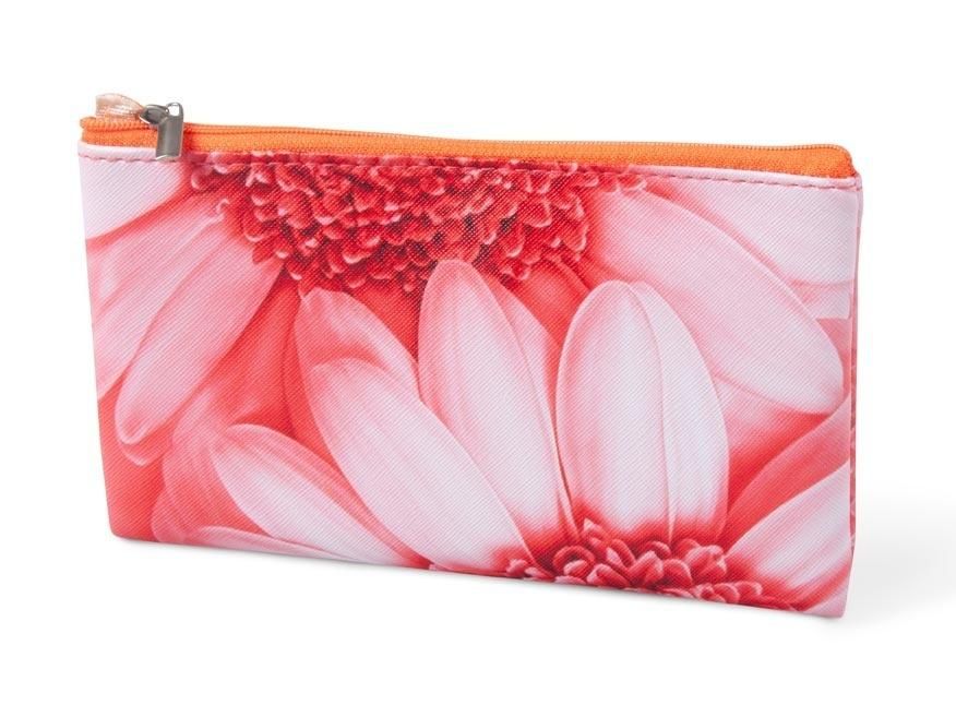 Piórnik saszetka print Kwiaty 21x8cm