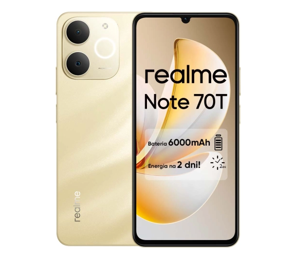 Realme Note 70T 4/128GB Złoty