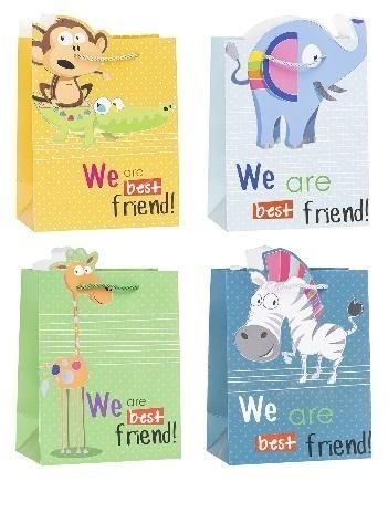 Torebka ozdobna 26x32x10cm hot-stamp mix Rozette - artykuł papierniczy