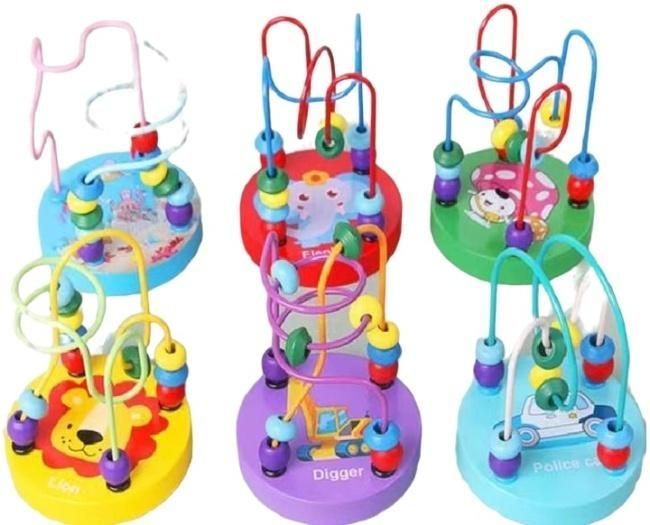 Przeplatanka drewno - zabawka